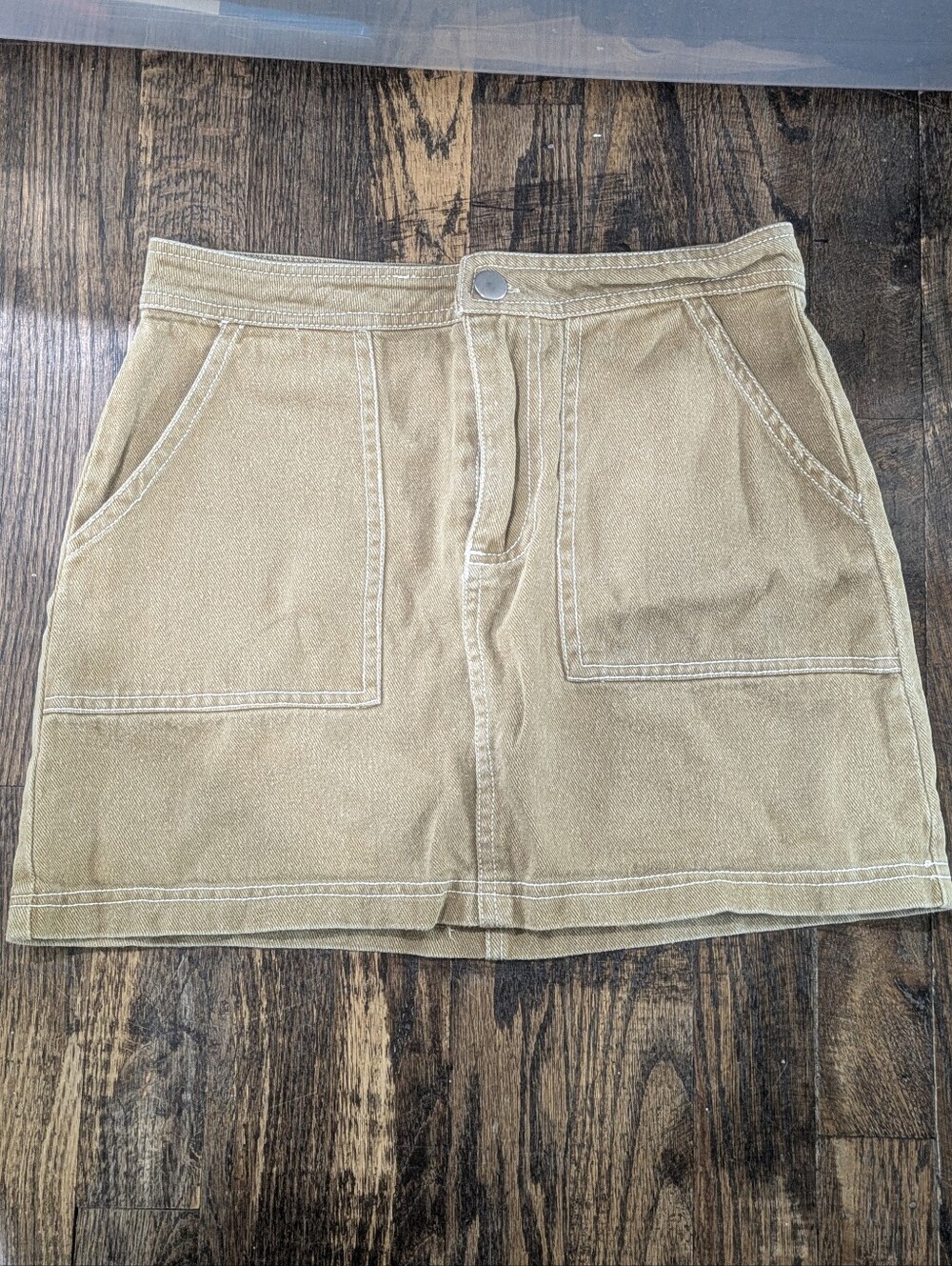 Denim Tan Skirt Size 1